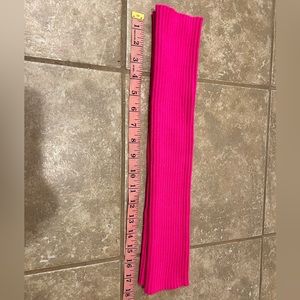 Neon Pink Leg Warmers